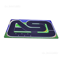 Tapis de course en caoutchouc portable HSP 1420x900mm pour voitures RC miniatures 1/64 1/76, modèle de course sur route, drift, jouet RTR 14+