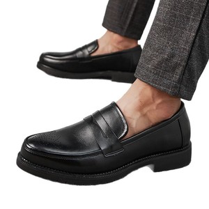 Mocassins à enfiler de printemps, grande taille, pour affaires et occasions décontractées, à bout pointu sculpté, <span class=keywords><strong>en</strong></span> PU artificiel, semelle <span class=keywords><strong>en</strong></span> caoutchouc - Product Image 5