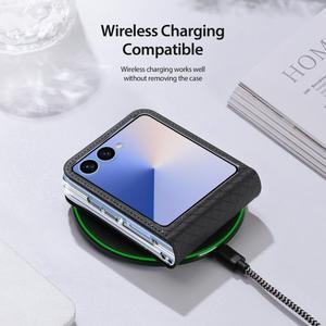 Drop Shipping per Samsung Galaxy Z Flip7 5G <span class=keywords><strong>DUX</strong></span> DUCIS Bril serie PU + TPU custodia per telefono - Product Image 6