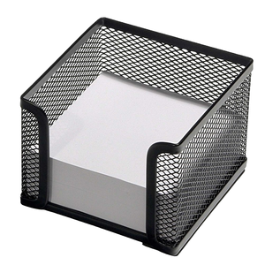 Note Box Metal Mesh Memo Holder Card Stand Organizer Made in China for Office Home Schools Desk/ Supplies - Product Image 1