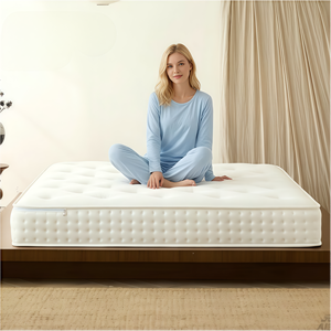 Super Soft Spring Mattress Handmade Wool <b>Memory</b> <b>Foam</b> Fabric King Queen Size Durable Design Mattress Bedroom Home Furniture - Product Image 2