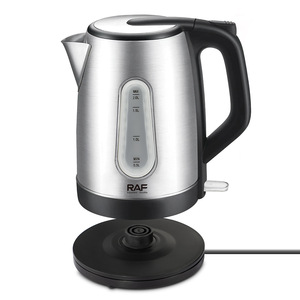 Hervidor de Agua Eléctrico RAF de 2000W, Eficiente y de Alta Calidad, de Acero Inoxidable, 2L, Ebullición Rápida con Indicador de Agua - Product Image 3