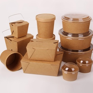 Grossiste emballage alimentaire en papier customizable kraft paper box packaging
