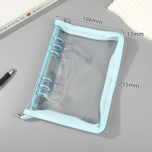 Reliure A5 mignonne transparente avec fermeture éclair, album photo, carnet, classeur, pochettes à anneaux A5, livre de collection pour <span class=keywords><strong>les</strong></span> fans de stars - Product Image 5