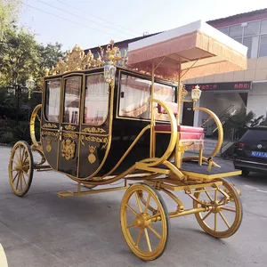 Sprookjesachtige Trouwkar/Luxe Koninklijke Paardenkoets/Outdoor Sightseeing Trolley/Mooie Prins Buggy