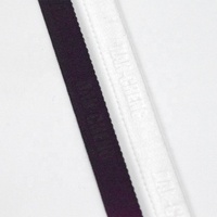 Bande élastique jacquard thermoscellée en acier, sangle élastique personnalisée haute résistance pour couture de vêtements