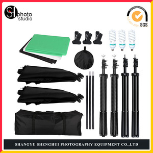 Shangyu Shenghui Photography Lighting Kit 135W Plug Powered Softbox Set 50x70cm Product Photography Studio Equipment - Product Image 3