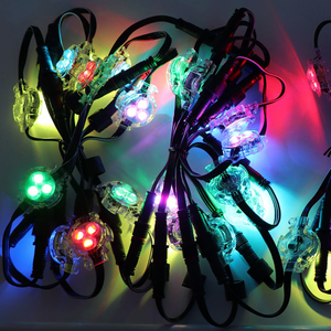 UL/CUL/CE Certification 3 Led 30MM Gemstone Style Track Christmas Light Avec Contrôleur - Product Image 4