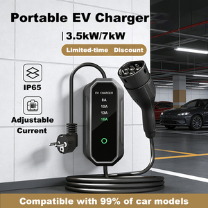 SUPERGENIE ZD01 220V AC Tipo 2 EV 7kW Estación de Carga Rápida Ajustable con Cable de 5m IP55 Nueva - Product Image 4