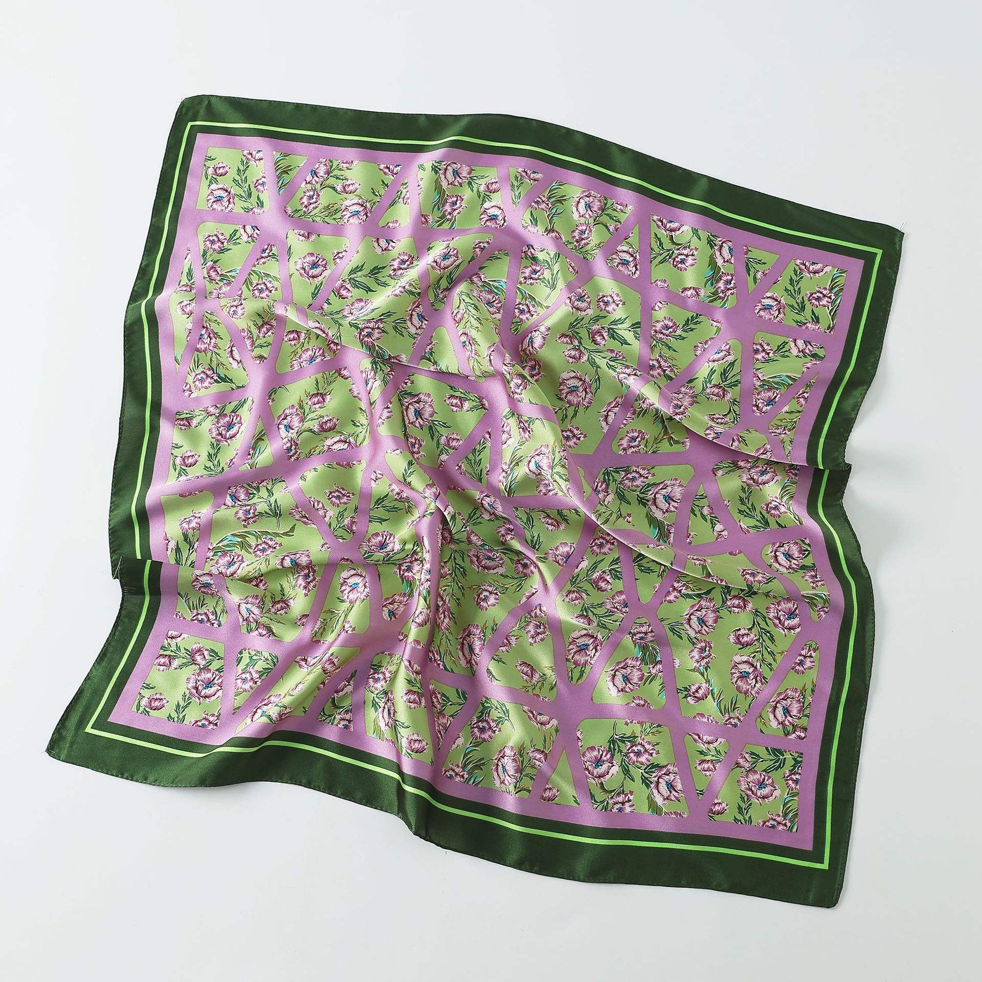 Rime verte Zi yuan - 70*70cm