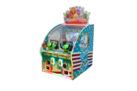 Machine de jeu d'arcade commerciale d'intérieur à monnayeur pour 2 joueurs, tir de balles pour enfants, jeu de rédemption de balles à double pistolet pour centre de jeux