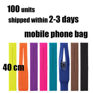 Macocase Voor <span class=keywords><strong>Iphone</strong></span> Pocket Oranje Korte Riem Handheld 3d-gebreide Saffier Zwarte Mandarijn Lange Band Zak Zak <span class=keywords><strong>Iphone</strong></span> - Product Image 4