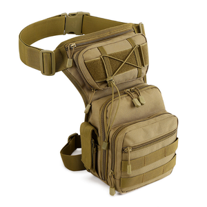 DFB0718 Khaki Camping Black Camouflage Green Khaki Brown CP Camouflage Night Black Camo <b>Cargo</b> Men Outdoor Sports Men Waist <b>Bag</b> - Product Image 2