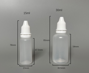 Flacone Contagocce in Plastica Trasparente Bianco Vuoto Personalizzabile con Campione Gratuito, Flacone Contagocce per Soluzioni, Flacone Contagocce per Collirio, Tubo Contagocce per la Cura del Naso - Product Image 6