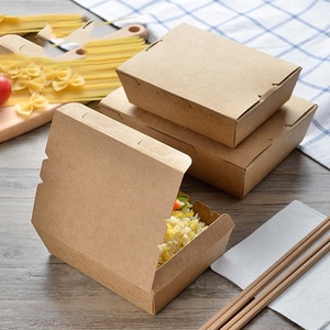 <strong>Free</strong> Sample Custom Logo Printed Foil Kraft Corrugated Paper <strong>Box</strong> for Burger Food Sushi Packaging and Shipping Square Shape - Product Image 2