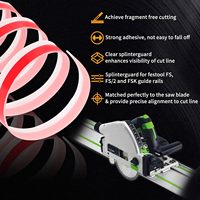 Bande de remplacement de bord FS-SP 5000 pour ruban de protection contre les débris, adaptée aux guides du système de scie à rail Festool.
