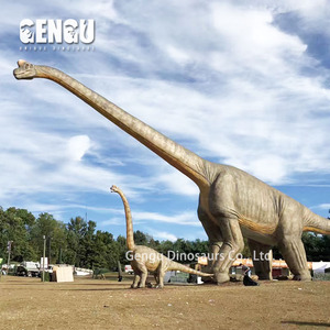 Cuộc sống-kích thước trong nhà kim loại Robot khủng long mô hình cổ dài cretaceous trung tâm mua sắm phiêu lưu công viên sân bay daycares trường - Product Image 2