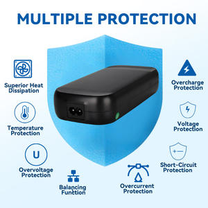 Cargador <span class=keywords><strong>de</strong></span> Batería <span class=keywords><strong>de</strong></span> Litio Xie Tong C120 48V LMN 54.6V 2A Carga Rápida Universal 100-240V para Triciclo Eléctrico, Scooter, Bicicleta - Product Image 3