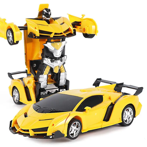 Autos Eléctricos Baratos, Juguetes de Autos Transformables, Juguetes de Robots Transformables con un Solo Botón, Juguetes de Autos para Niños con <span class=keywords><strong>Control</strong></span> Remoto - Product Image 2
