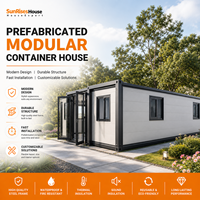 Maison conteneur extensible 20 pieds 40 pieds préfabriquée modulaire pour habitation, bureau ou magasin