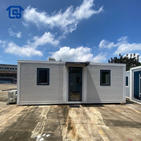 Rumah Kontainer Standar yang Tahan Lama, Prefabrikasi dengan Panel Tahan Korosi untuk Rumah Contoh dan Unit Model
