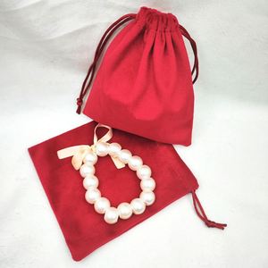 Bolsas de Terciopelo Personalizadas al por Mayor con Logotipo de Lujo, Bolsas con Cordón, Bolsas de Compras de Terciopelo - Product Image 2