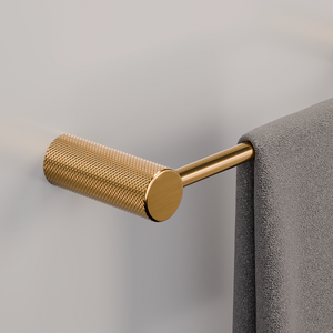 Toallero cepillado montado en la pared con tornillos ocultos y ganchos integrados Diseño duradero Ideal para uso en baño y cocina - Product Image 3