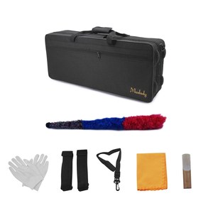 Weekeb — Saxophone Alto en laiton laqué or, 802 touches, avec étui rembourré, gants de nettoyage, brosse, sangles de Saxophone - Product Image 5