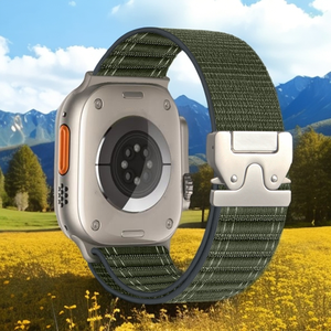 낙하산 버클 팔찌 시계 밴드 조정 가능한 웨이브 나일론 루프 스포츠 교체 스트랩 Apple Watch 시리즈 10 42mm 46mm 밴드 - Product Image 2