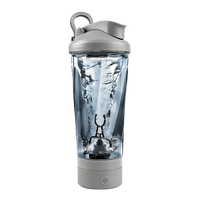 Logo personnalisé rechargeable de qualité supérieure de protéine shaker électrique bouteille 16 oz sans BPA Gym Fitness Portable tasse mélangeur pour protéines shakes