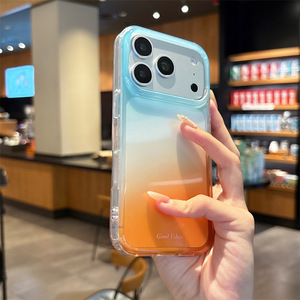 Funda Transparente Degradada Transparente Minimalista para iPhone 17 Pro Max, iPhone 16, iPhone 15, iPhone 14 - Product Image 2