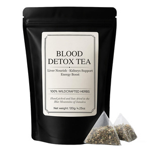 Mélange d'herbes purifiantes pour le <span class=keywords><strong>sang</strong></span>, décoction naturelle détoxifiante pour la circulation sanguine, gestion de l'énergie pour adultes, en sachet, vente en gros, marque privée - Product Image 1