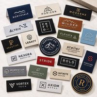 Etiquette en sergé tissé pour vêtement à coudre Logo personnalisé Tissu de coton Etiquette textile imprimée