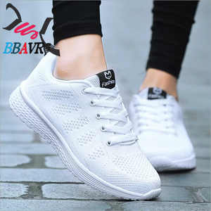 Nouvelles chaussures de course pour femmes, légères, pour la marche en plein air, en mesh et caoutchouc, printemps été automne, services OEM ODM disponibles - Product Image 6