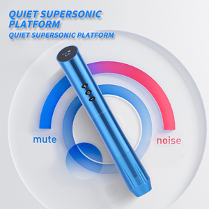 2 Batterie, 1 Connettore RCA, Macchina per <span class=keywords><strong>Tatuaggi</strong></span> Sopracciglia Wireless a Basso Rumore in Lega, Ricaricabile per Penna Tattoo - Product Image 3