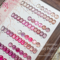 REHEART HEMA Free TPO Free Cat Eye Gel Polish Spring Collection UV LED Cure Nail Polish 30 Colors Long Lasting OEM Customized