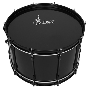 SLADE Usine Vente en Gros Personnalisée Acier Inoxydable OEM ODM <span class=keywords><strong>Grosse</strong></span> <span class=keywords><strong>Caisse</strong></span> Claire de 22 Pouces Tambour de Marche Noir avec Support - Product Image 5