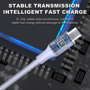 Câble de Données PD Type-C en Gros 6A USB-C vers Câble de Chargeur Rapide PD 20W pour iPhone, Tablettes et Chargeurs - Product Image 6