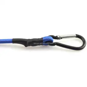 Cordino elastico personalizzato 4mm corda elastica per moto con gancio moschettone in plastica
