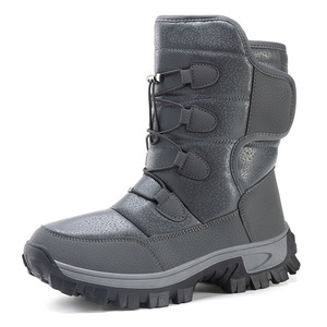 Bottes d'hiver imperméables et chaudes pour hommes, modèle YL6177, mi-mollet, pour l'extérieur, confortables et thermiques, vente en gros - Product Image 2