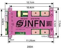 Système de gestion de batterie (BMS) intelligent à équilibrage actif ANT pour chariots élévateurs électriques 200A/400A Bluetooth/RS485 pour packs de batteries 3S/4S 12V LiFePO4/NCM/LTO
