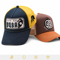 Casquettes de camionneur personnalisées de haute qualité, 5 panneaux, visière plate, broderie 3D, logo en caoutchouc silicone, maille respirante, performance, cyclisme, mode, plage