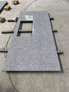 Encimera de Granito Gris de Vietnam, Superficie de Piedra Natural Pulida con Manchas, Corte a Medida para Baños de Hotel y Exteriores - Product Image 4