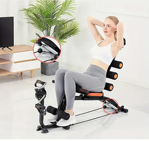 6-In-1 Verstelbare Fitness Bank Spankoord Kern Kracht <span class=keywords><strong>Trainer</strong></span> Body Shaping Abdominale Machine