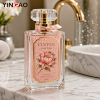 Autocollants personnalisés pour flacons de parfum, étiquettes en vinyle imperméables découpées à la forme, résistantes à l'alcool pour flacons cosmétiques