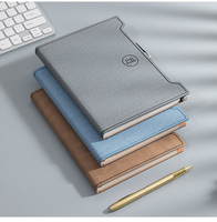 Suministros de Oficina al por Mayor, Organizador de Cuero PU con Logotipo Personalizado, Cuadernos, Libretas de Tapa Dura, Cuaderno B5/A5/A6, Grabado Láser en PU