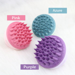 Spazzola massaggiante in silicone per testa, corpo e cuoio capelluto, spazzola per shampoo in silicone, massaggiatore per la pulizia, pettine da bagno, pettine multifunzionale per shampoo. - Product Image 4