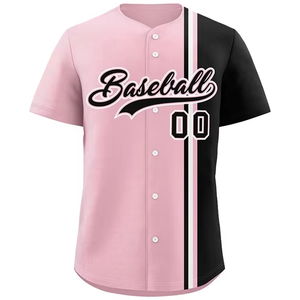 2025 Wholesale Custom Winter Breathable <b>Mesh</b> Polyester Baseball Jersey Men High Quality Uniform Silk <b>Screen</b> Printing Logo V-neck - Product Image 1