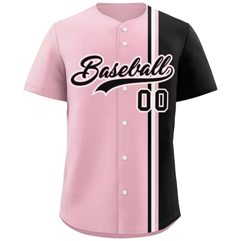 Custom Printed V neck Baseball Jersey