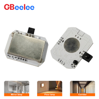 Modul Sensor radar Microwave Sensor kontrol cahaya Output PWM seri ketinggian tinggi dengan pengendali jarak jauh inframerah kontrol Waktu Nyata